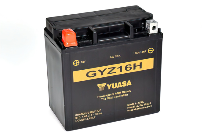 Gel Starterbatterie Yuasa 12 Volt 16 Ah 150x90x145mm