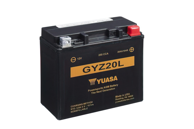 Gel Starterbatterie Yuasa 12 Volt 20 Ah 175x90x155mm
