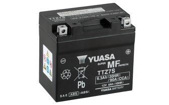Batterie 12V - 6Ah Yuasa TTZ7S MF AGM sans entretien - prête à l'emploi