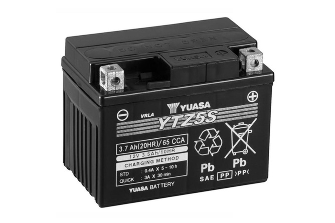 Starterbatterie wartungsfrei Yuasa 12 Volt 3,5 Ah 115x70x85mm