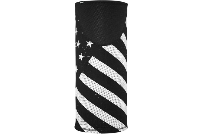 Neck Tube Zanheadgear windproof Flag Black/White