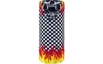 Tour de cou Motley Tube Zanheadgear Polyester Checker Flames