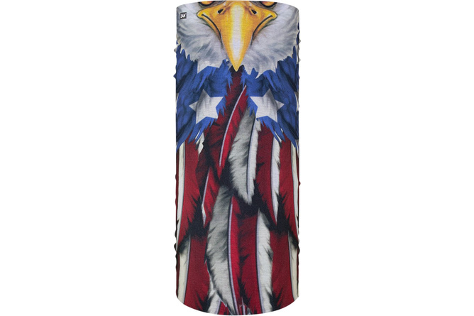 Tubo collo Motley Tube Zanheadgear Polyester USA Eagle
