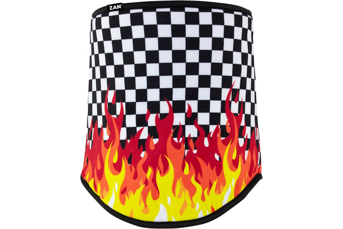 Tour de cou Zanheadgear Sportflex Checkered Flames