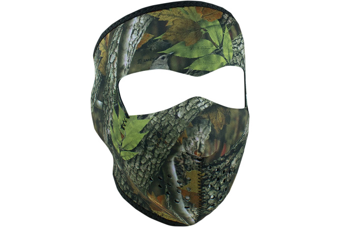 Full Face Mask neoprene Zanheadgear Forest Camo