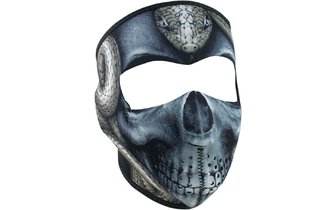 Masque visage néoprène Zanheadgear Snake Skull