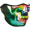Half Face Mask neoprene Zanheadgear Neon Skull