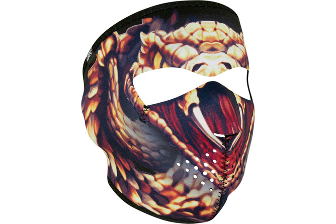 Masque visage néoprène Zanheadgear Snake