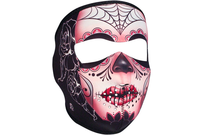 Full Face Mask neoprene Zanheadgear Sugar Skull