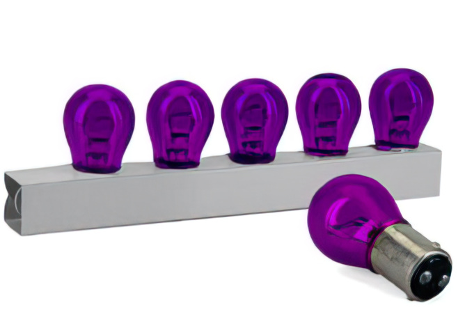 Rearlight bulb Purple (BAY15d) 