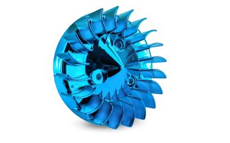 Cooling Fan Minarelli AC blue