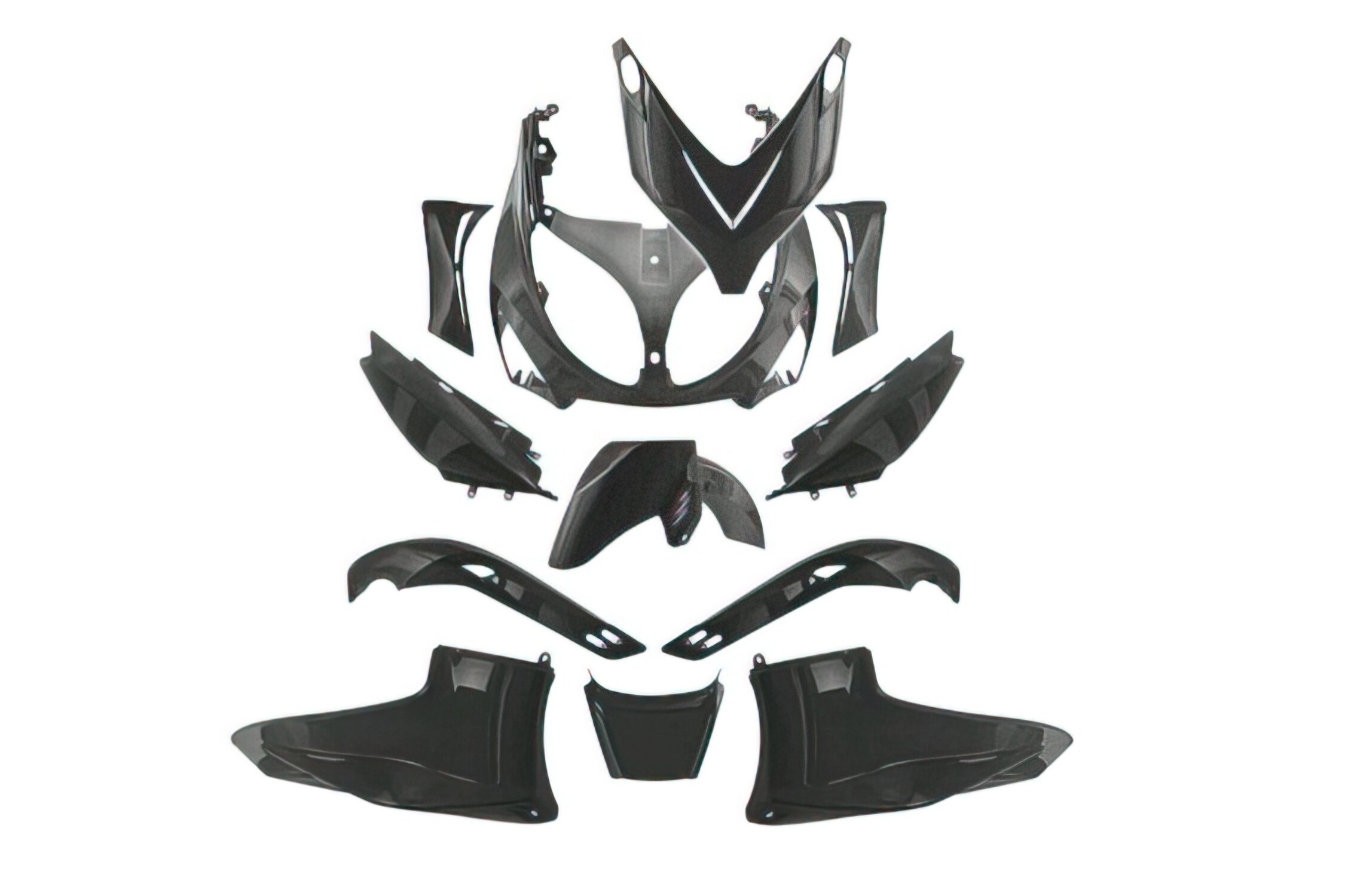 Carbon Look Fairing Mirrors For Yamaha TMAX / T-MAX 2001-2007 – Pair – Made In Italy