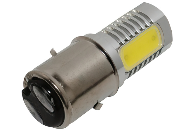 Ampoule Ba20d LED feux de croisement et phare Moto Scooter cyclomoteur -  Cdiscount Auto