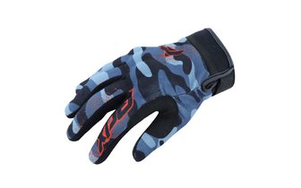  Handschuhe Zwischensaison ADX Vista mit Knöchelschutz schwarz / Camo blau
