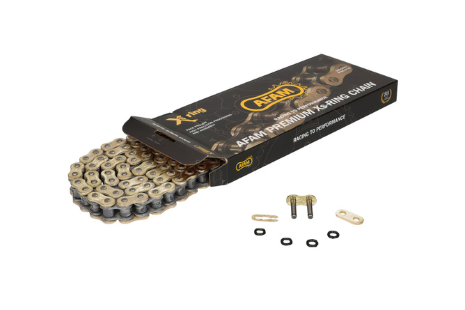 Chain AFAM XS-Ring reinforced gold 428 XMR-G 132 links