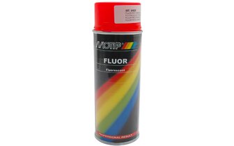 Bombe de peinture rouge fluo Motip 400ml (Aérosol)