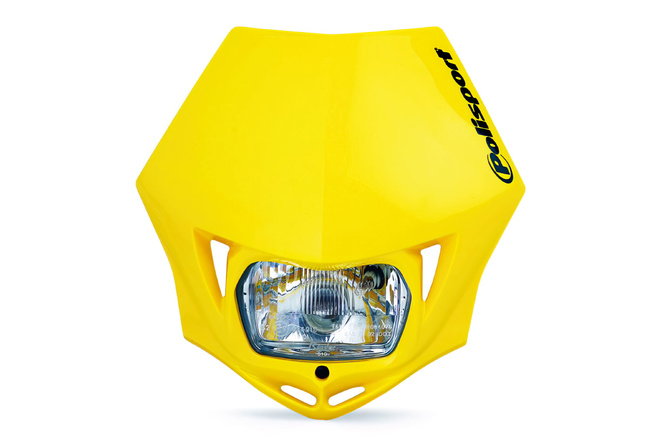 Headlight Polisport MMX yellow RM 01