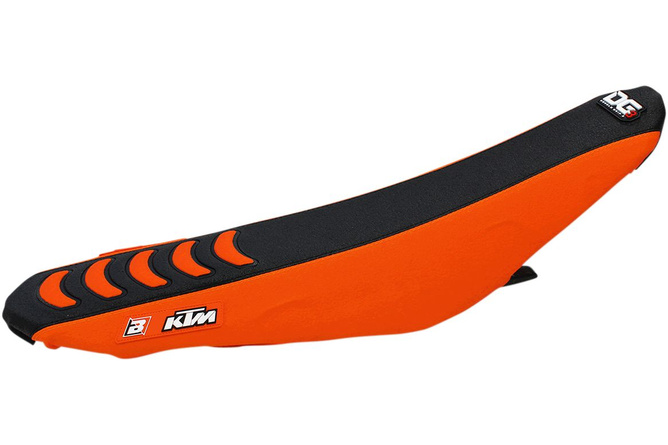 Housse de selle Blackbird Double Grip 3 orange/noir SX / EXC 2011-2016