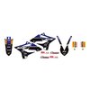 Kit déco complet Blackbird YZ 125 / 250 réplica team Yamaha 2020 avec housse de selle