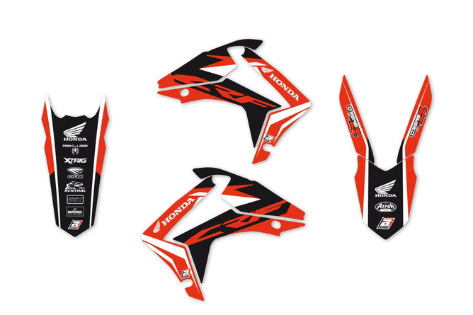 Decal Kit w/ seat cover Blackbird CRF 250 2014-2017