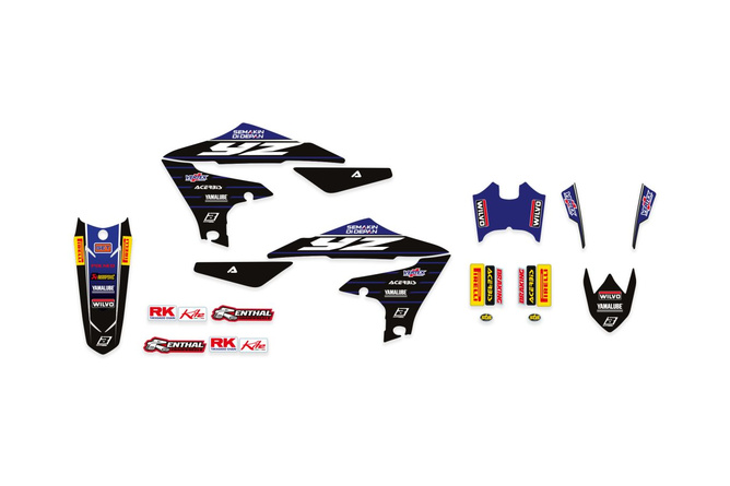 Kit déco complet Blackbird Replica Yamaha Factory 2020 YZF 250 / 450 dès 2018
