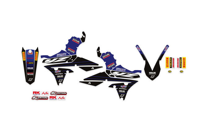 Kit déco Blackbird Replica team Yamaha Factory 2020 YZF 250 / 450 2014-2018