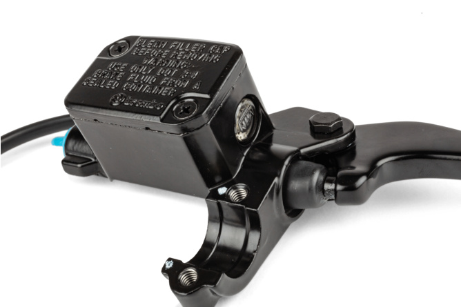 Maître-cylindre Frein Avant P2R Pour Scooter MBK Nitro 50 - Diamètre 22mm, Avec Capteur Et Vis Banjo M10
