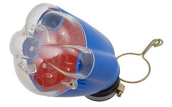 Filtro Aria Doppler, Venturi Air System NewStyle, blu - Filtro rosso