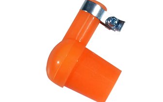 Spark Plug Cap rubber neon orange