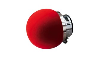 Air Filter mic-shaped 28-35mm straight red
