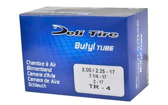 Chambre à air Deli Tire cyclo 2 1/4 17" (valve droite vissée)