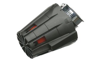 Luftfilter E5 box 28-35mm schwarz 45 Grad Anschluss