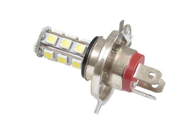 Ampoule LED H4 (P43T) 12V - 60/55W Blanc