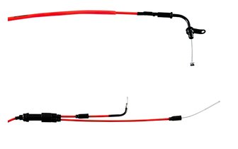 Câble de gaz Téflon® Doppler Rouge Rieju MRT / RS3 / MRX 50cc