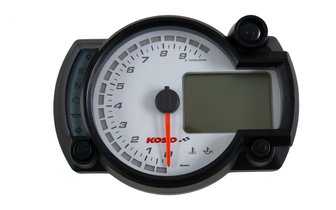 Tachometer Koso RX2N 0 - 10000 RPM - neue Software weisses Display