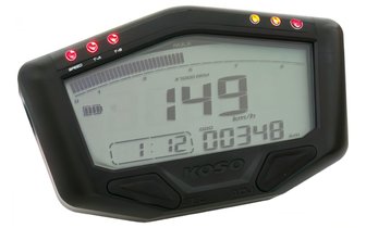Tachometer KOSO DB02 weiß beleuchtet