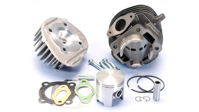 Cylindre Groupe Thermique Tête Originale PIAGGIO Pour Vespa 50 Special – Fonte, Occasion, Référence LG727