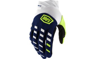 MX Gloves 100% Airmatic marine blue/white 