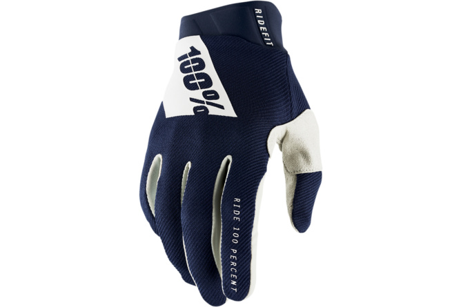 MX Gloves 100% Ridefit marine blue