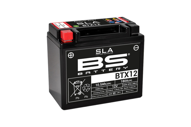 Gel Starterbatterie BS Battery 12 Volt 10 Ah SLA 150x90x130mm
