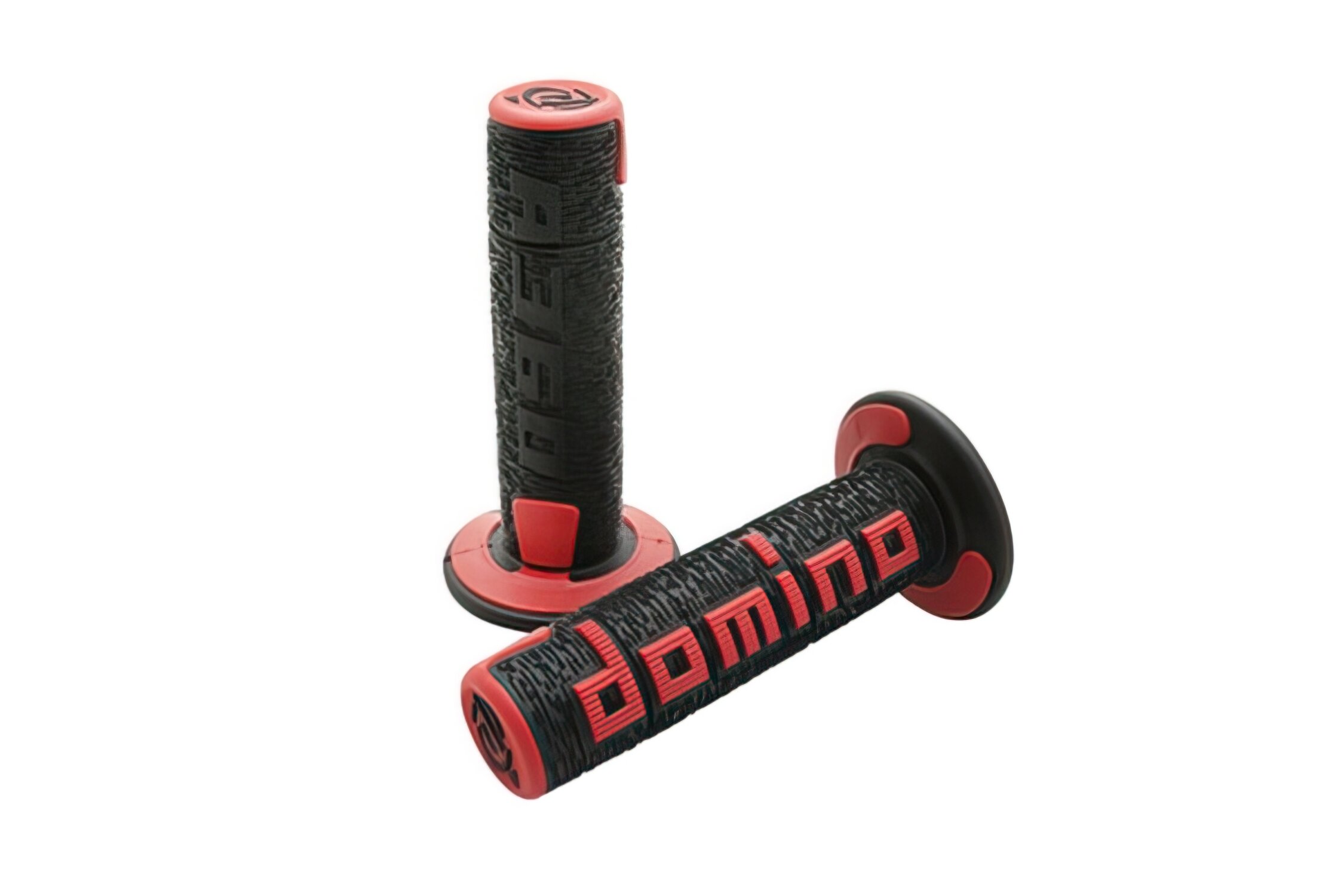 Poignée Moto Domino Soft A010 Noir Rouge