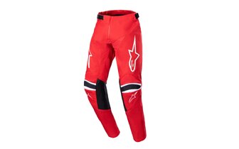 Pantalon Alpinestars enfant Racer Narin rouge/blanc 