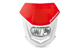 Plaque phare Polisport Halo LED rouge / blanc