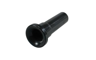 Intake pipe for air box / intake noise damper, d=23mm, black