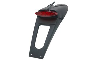 Kennzeichenhalter Enduro m. rotem LED Rücklicht