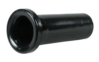 Ansaugrohr für Geräuschdämpfer/Airbox Prespo, d=30mm, schwarz, Anschluss 34mm, Länge 105mm