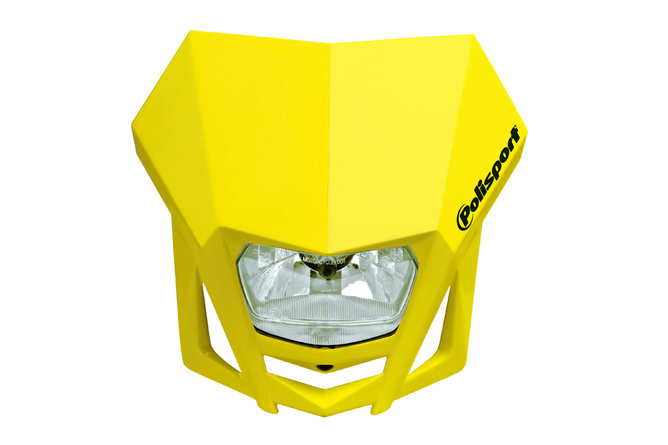 Headlight Polisport LMX H4 yellow RM 01