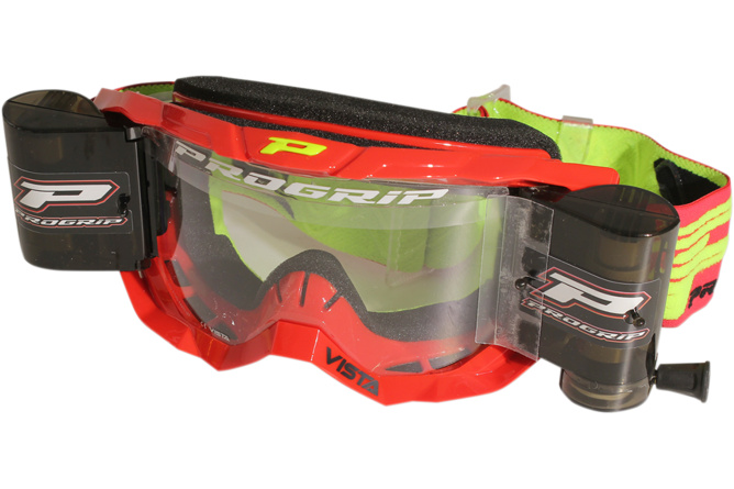 Gafas Motocross ProGrip Roll Off XL Vista 3303 Rojo