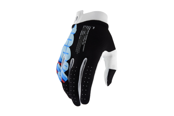 Motocross Handschuhe 100% Itrack System schwarz