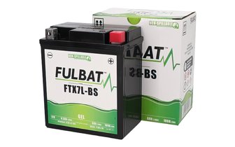 Batería Fulbat FTX7L-BS 12V - 6Ah Gel Sin Mantenimiento Listo para Usar